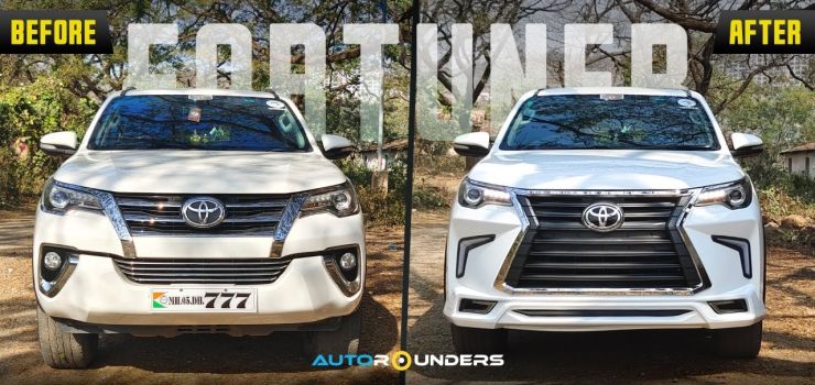 Toyota Fortuner with Lexus body kit and customized interior looks premium [Video]