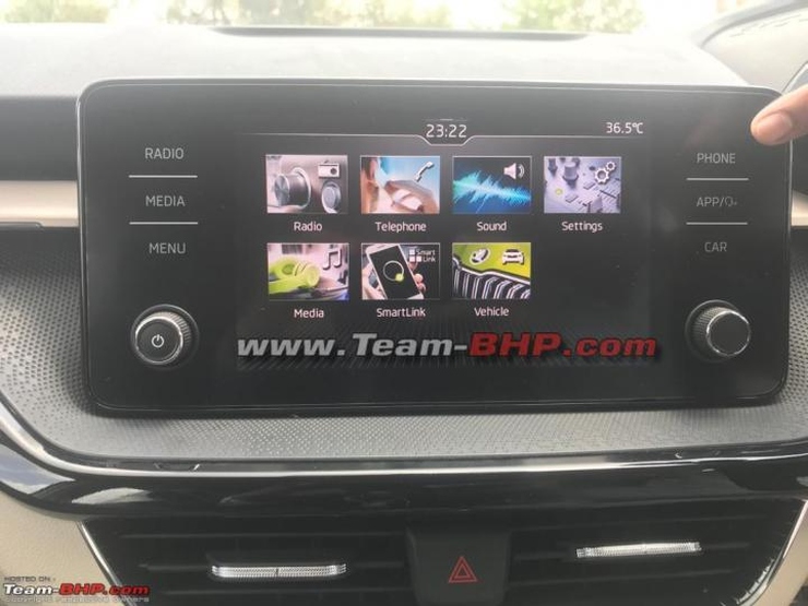 Skoda Slavia with 8-inch touchscreen infotainment spotted at dealership [Images]