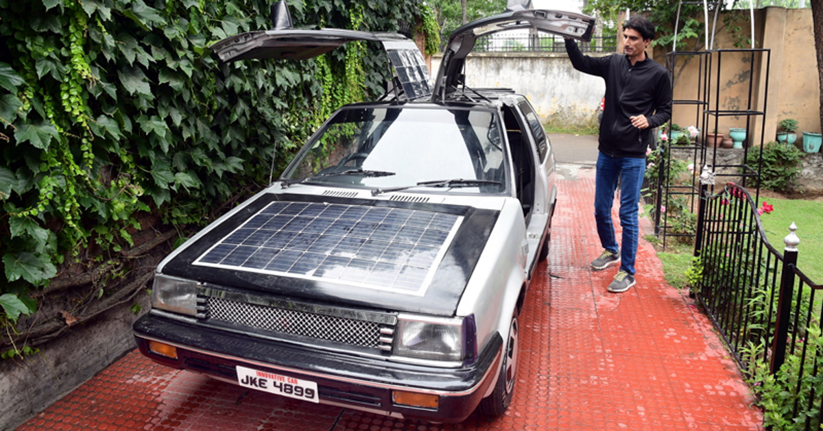 Teacher builds Solar-powered Maruti Suzuki 800 in Kashmir [Video]