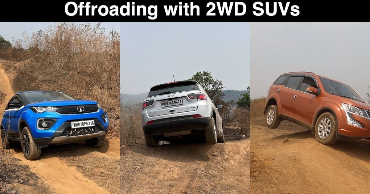That is how a bunch of 2WD SUVs carried out off-road