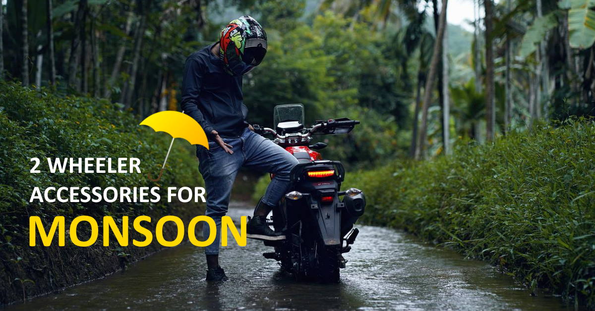 Forfølgelse vedholdende undtagelse Affordable two-wheeler accessories that you can buy from Amazon this monsoon
