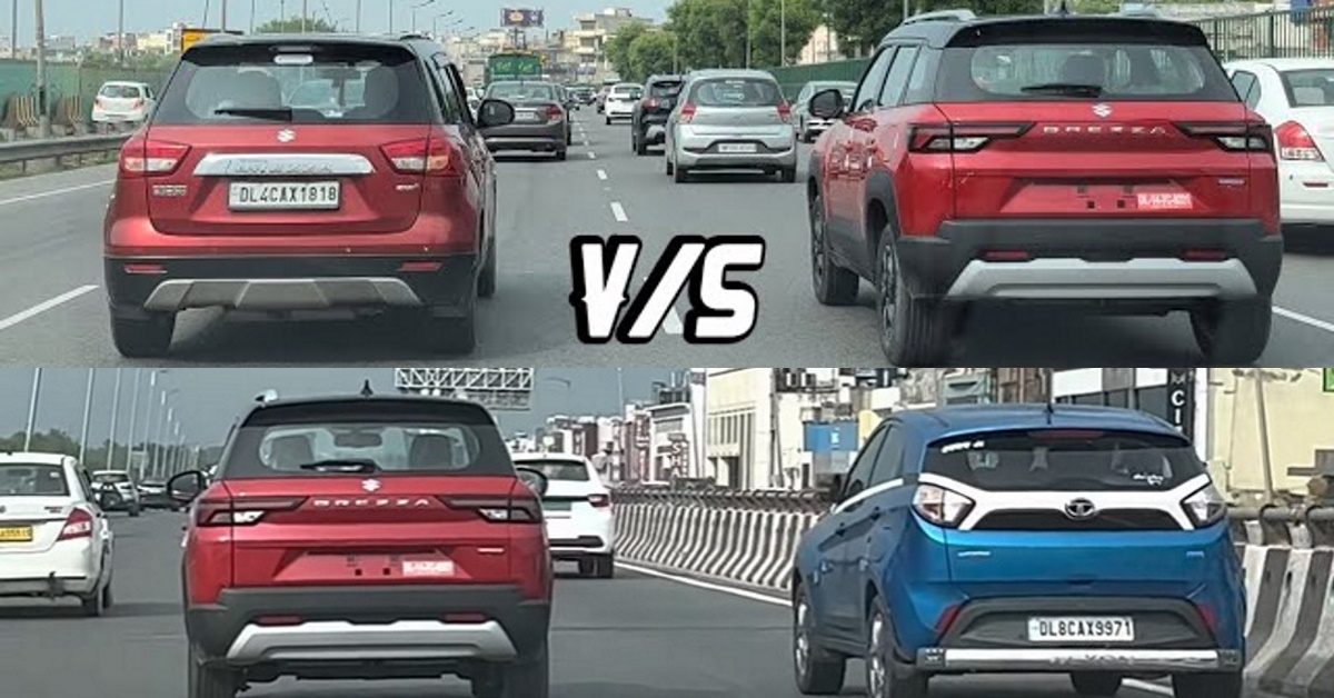 All-new 2022 Maruti Suzuki Brezza vs old Brezza: Street presence compared on video