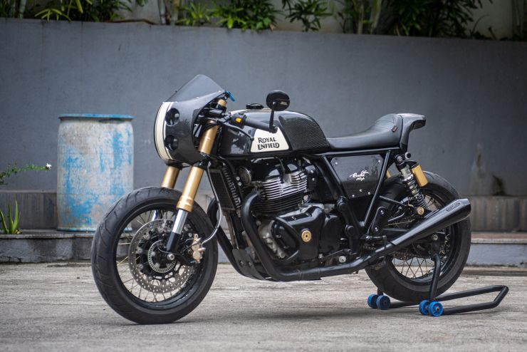 This beautifully modified Royal Enfield Continental GT 650 is up for sale: Interested?