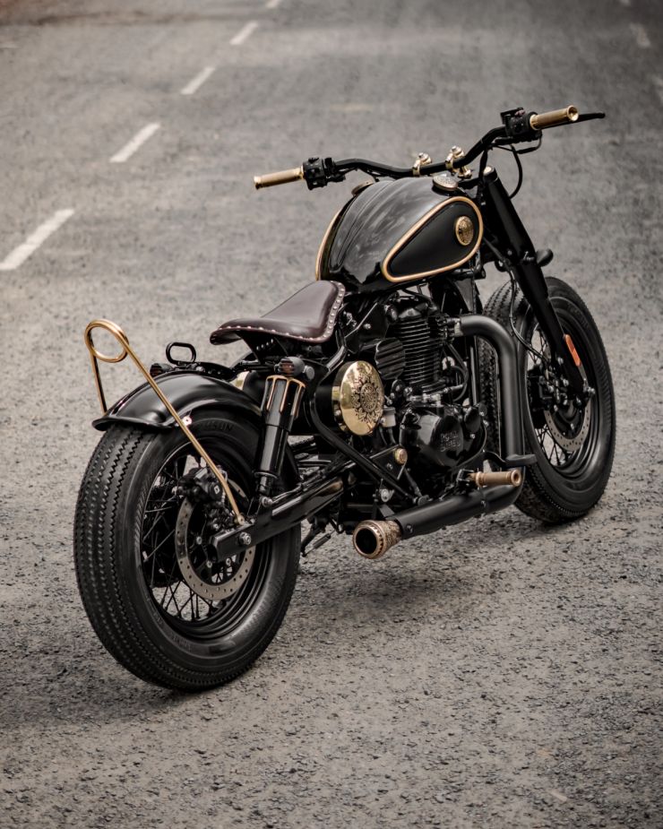Custom-built Royal Enfield Classic 350 from Neev Motorcycles is called ‘Divine’ [Video]