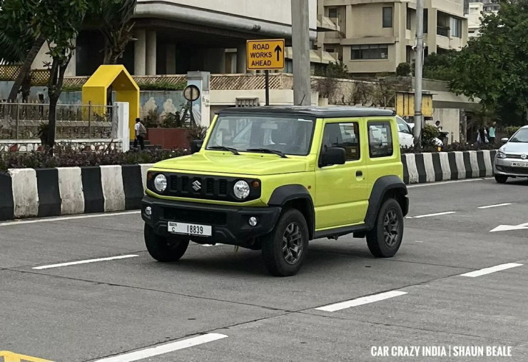 Suzuki Jimny 4X4 SUV spotted in Mumbai
