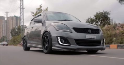 Second-gen Maruti Swift with Stage 2+ remap and other modifications looks Sporty 