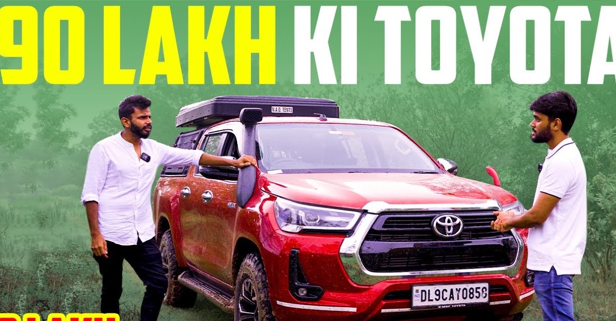 Toyota Hilux modified with accessories worth Rs 25 lakhs [Video]