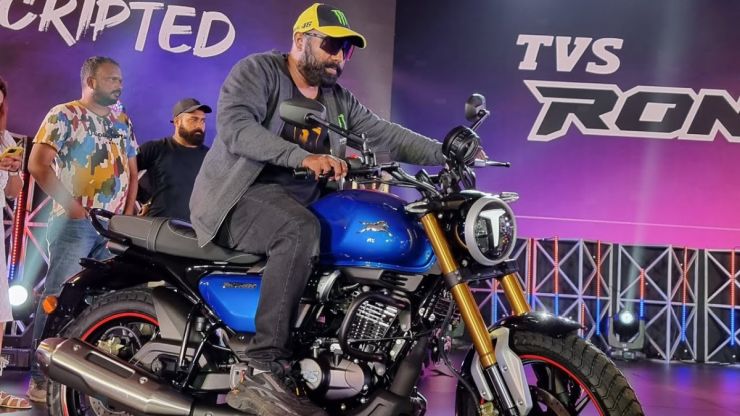 Just-launched TVS Ronin motorcycle in a detailed walkaround video