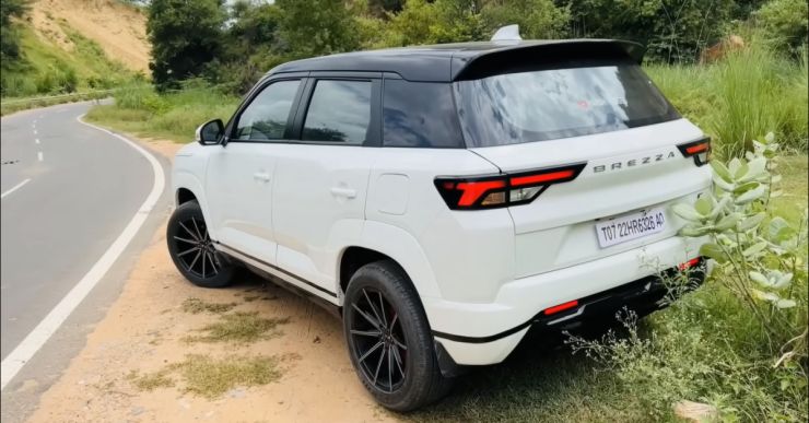 This modified all-new Maruti Brezza wants to be a Range Rover Evoque [Video]