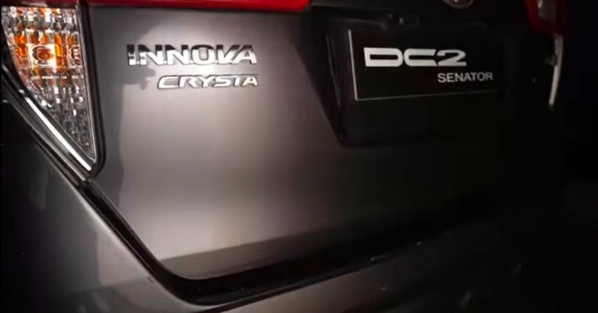 The DC Design Senator is a super luxurious Toyota Innova Crysta [Video]