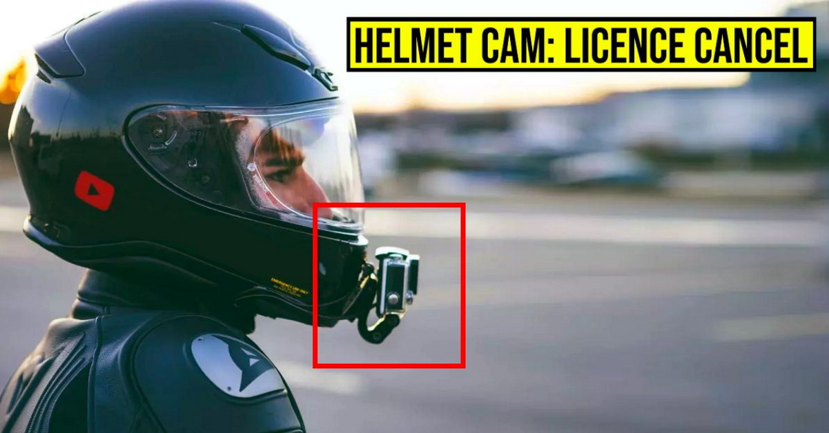 Helmet cameras banned, violators will face license cancellation: Motor Vehicle Department of Kerala