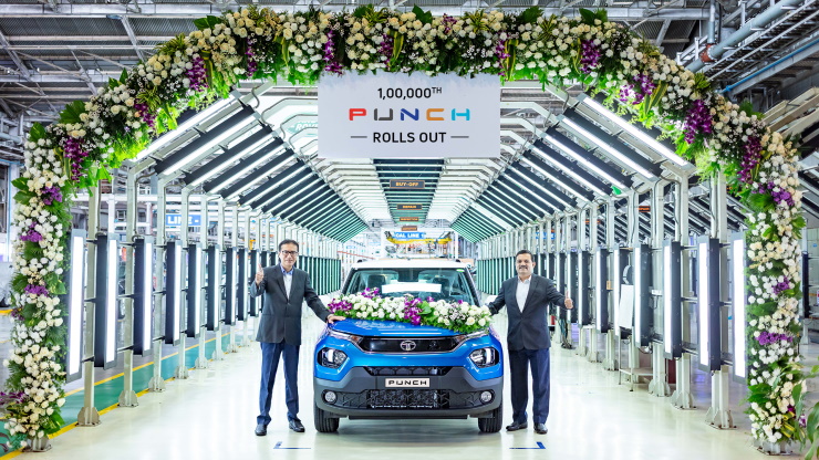 Tata Punch hits 100,000 units milestone in a record 10 months