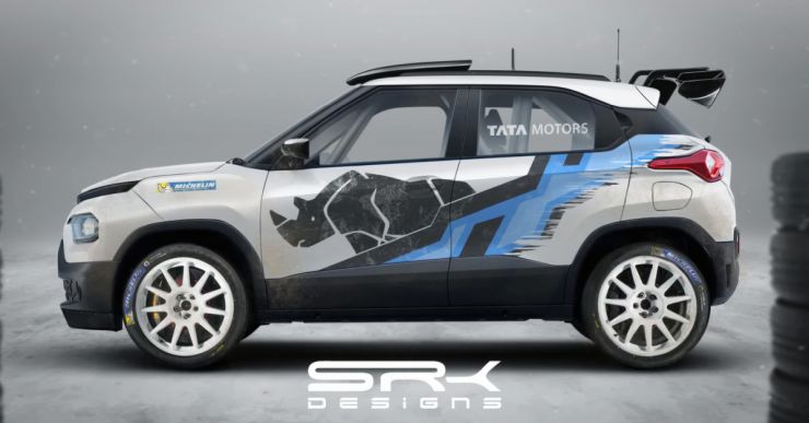Tata Punch micro SUV reimagined as a rally car [Video]