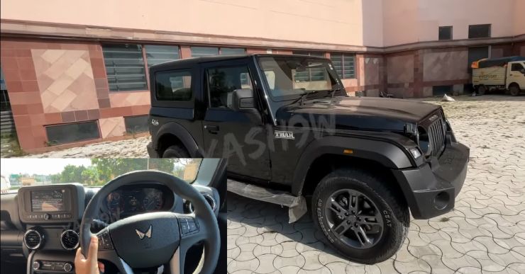 2022 Mahindra Thar with Twin Peak logo spotted ahead of launch [Video]