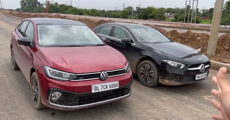 Volkswagen Virtus vs Mercedes-Benz A200: Who would win in a drag race (Video)
