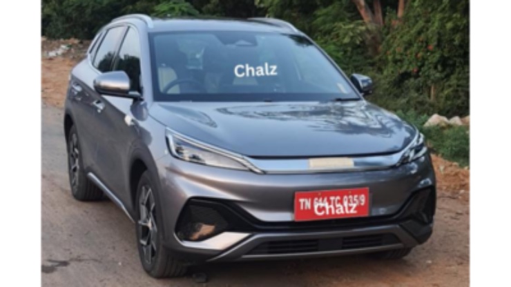 BYD Atto 3 electric SUV spotted testing before official launch in India