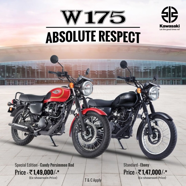 Kawasaki W175 launched at Rs. 1.47 lakh: India’s most affordable Kawasaki motorcycle