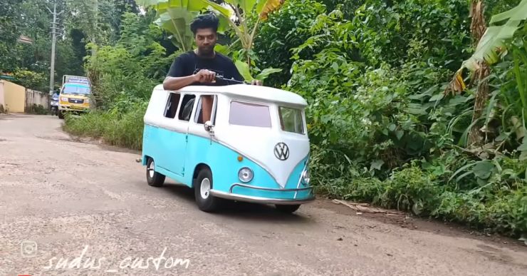 India’s first mini Volkswagen Kombi van working model: Check it out [Video]