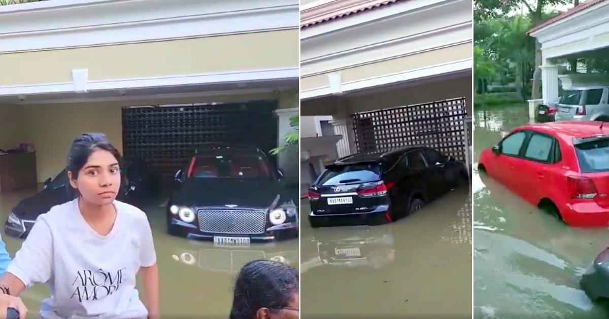 Bangalore floods: Multi-crore Bentley, Lexus, Audi & other luxury cars submerged [Video]