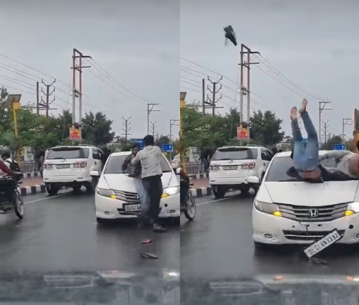 Students keep on fighting after getting hit by Honda City; Car seized [Video]
