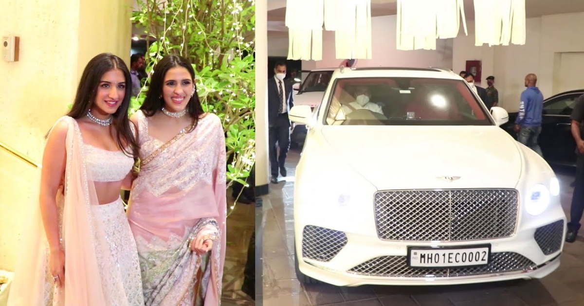 Shloka Ambani and Radhika Merchant spotted in Bentley Bentayga