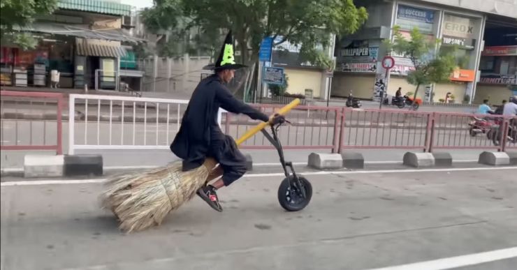 Indian YouTuber builds Harry Potter-style 'Flying Broom' [Video]