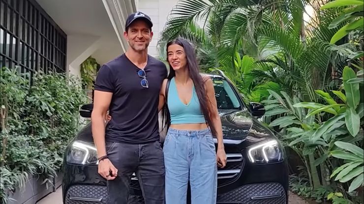 Hrithik Roshan & Saba Azad spotted with new Mercedes-Benz GLE SUV
