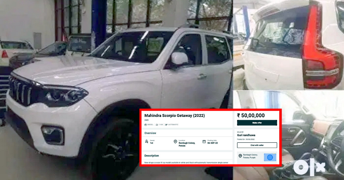 The all-new Mahindra Scorpio N is now on sale at Rs.  50 lakhs in the used car market of India [Video]