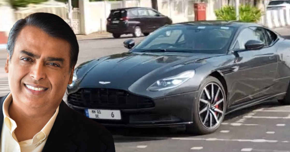 Reliance Industries chairman Mukesh Ambani’s Aston Martin DB11 spotted on Mumbai roads [Video]