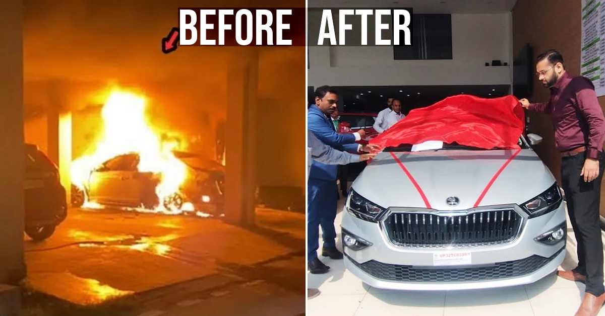 Skoda replaces Slavia sedan for free after it catches fire while parked [Video]