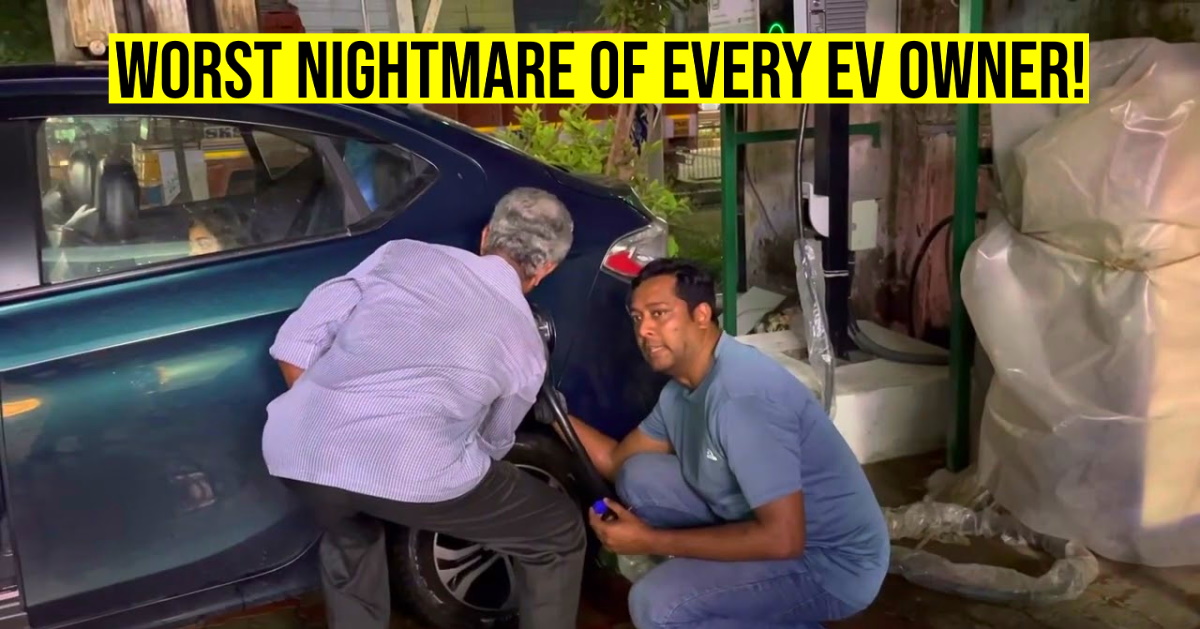 Tata Tigor EV charger stuck: Owner stranded [Video]| Roadsleeper.com
