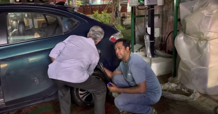 Tata Tigor EV owners stranded after charger stuck in car [Video]