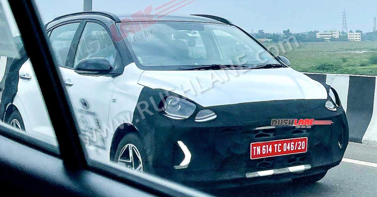 2023 Hyundai Grand i10 facelift to launch soon; Spotted testing in India