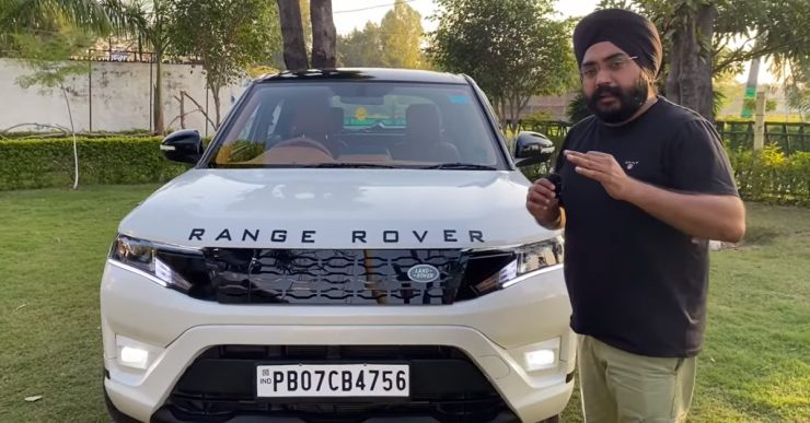 This modified Maruti Brezza SUV wants to be a Range Rover Evoque [Video]