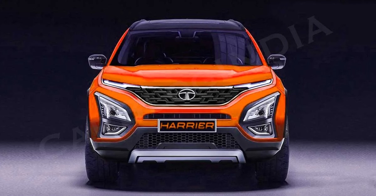 Render shows how Tata Harrier facelift might look like