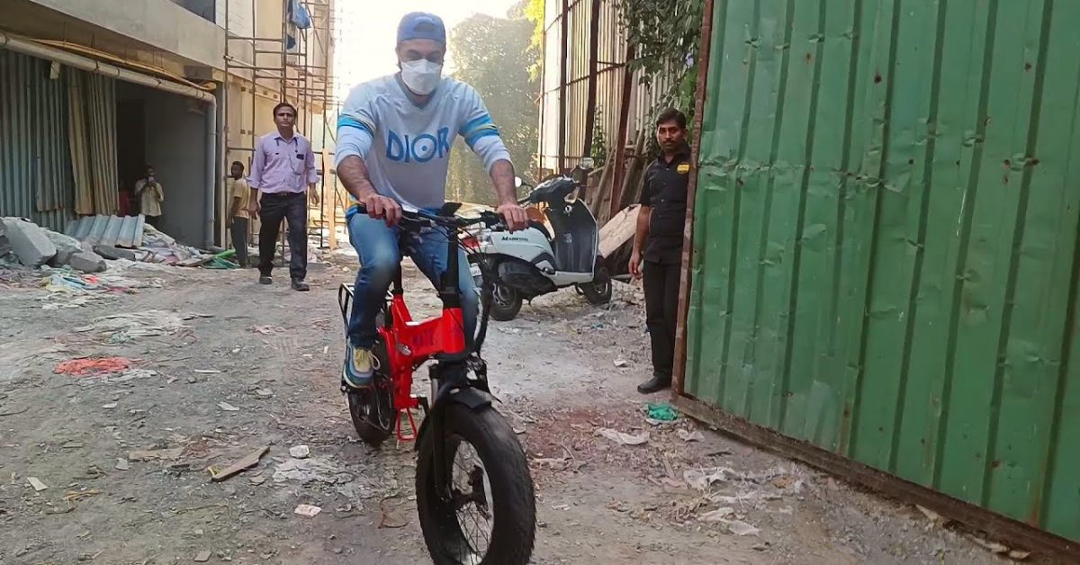 Ranbir Kapoor seen riding Mate X electric bike worth Rs 1.5