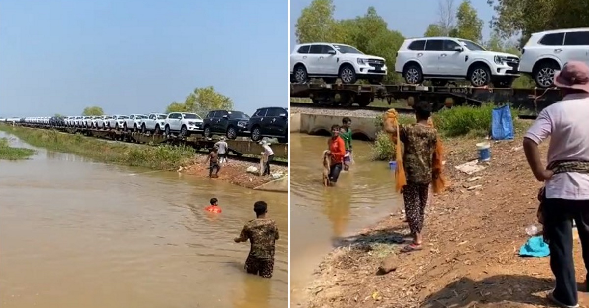 2 Worlds! Vehicles value tens of millions passing through on educate, whilst native other people catch fish [Video]