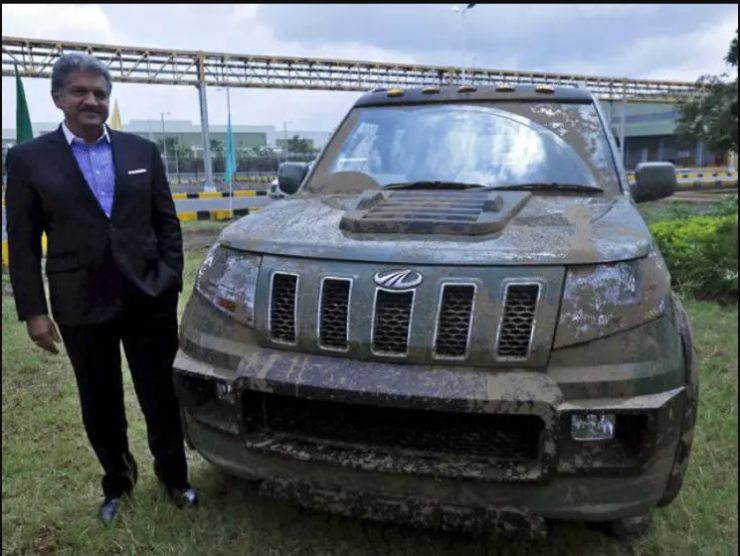 Anand Mahindra och Mahindra-SUV:arna han äger
