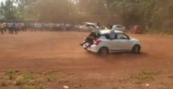 Football fans in Kerala celebrate FIFA world cup with car stunts: MVD cancels registration, suspends license [Video]
