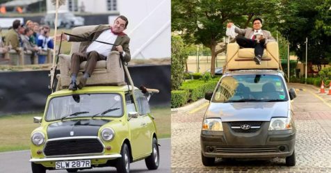 Indian builds remote controlled Hyundai Santro electric car inspired by Mr. Bean’s green Mini Cooper