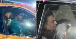 Akash Ambani drives his father Mukesh and brother Anant in Rolls Royce Cullinan