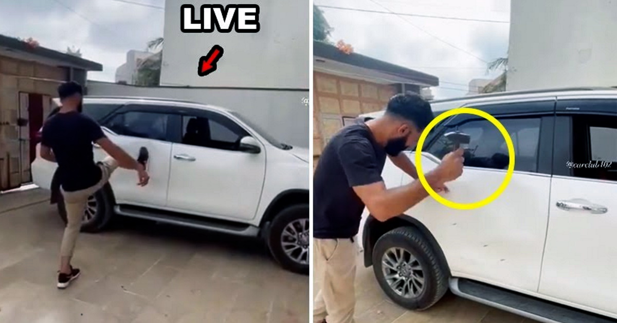 Owner testing hammered and kicked the Toyota Fortuner to build its quality [Video]