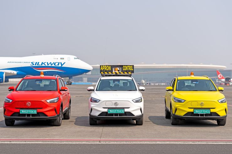 Mumbai International Airport gets 45 electric cars for runway duty: Tata Nexon, Tigor, MG eZS and Hyundai Kona EVs