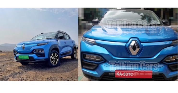 Renault Kiger EV test seen: spy photos appeared on the Internet