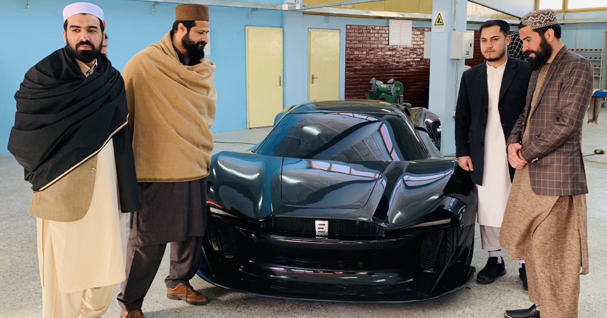 Taliban unveils Afghanistan's first indigenously built supercar – the Mada 9