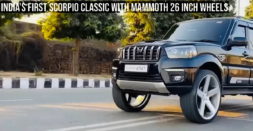 India's first Mahindra Scorpio Classic riding on 26 inch wheels worth Rs 3.2 lakh! [Video]