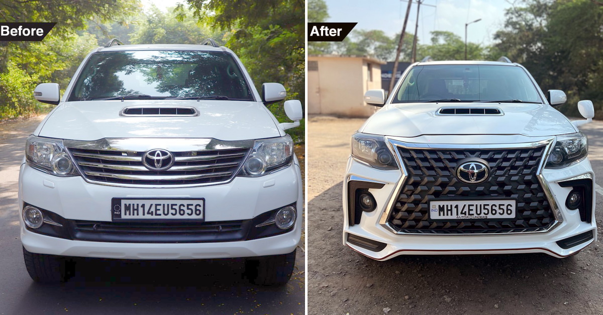 Toyota Fortuner Type 2 has been meticulously modified to look like a luxury Lexus SUV [Video]