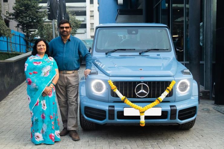 Maharaja av Gondal tar hem en Mercedes Benz G63 AMG värd 2,45 miljoner Rs
