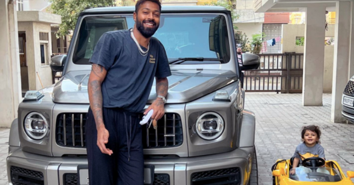 Cricketer Hardik Pandya spotted driving his Mercedes Benz G63 AMG SUV [Video]