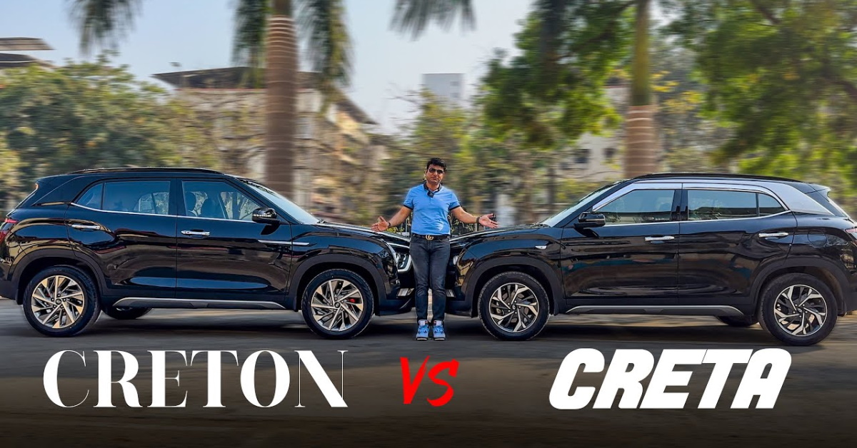 Hyundai Creton (Creta with Tucson wheels) compared with regular Creta [Video]